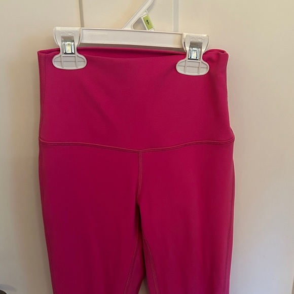 Lululemon Athletica Hot Pink High-Waist Leggings - Picture 2 of 5